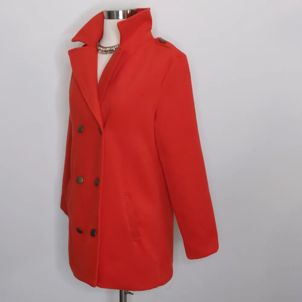 Old Navy Red Pea Coat XXL size 16